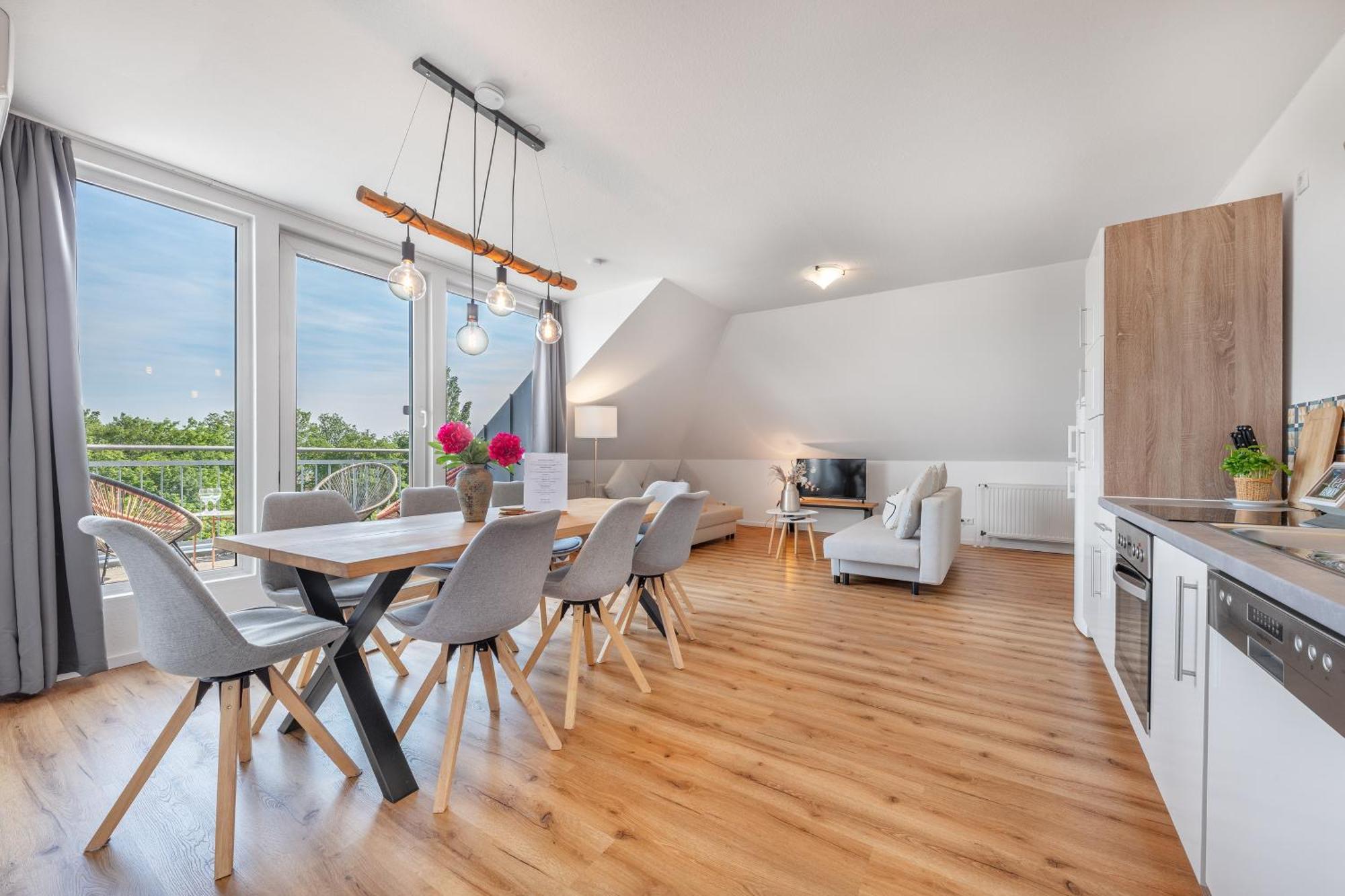 Mango Living I Stadtoase I Modern I 3 Schlafzimmer I 95 Qm I 9 Personen メンヒェングラートバッハ 部屋 写真