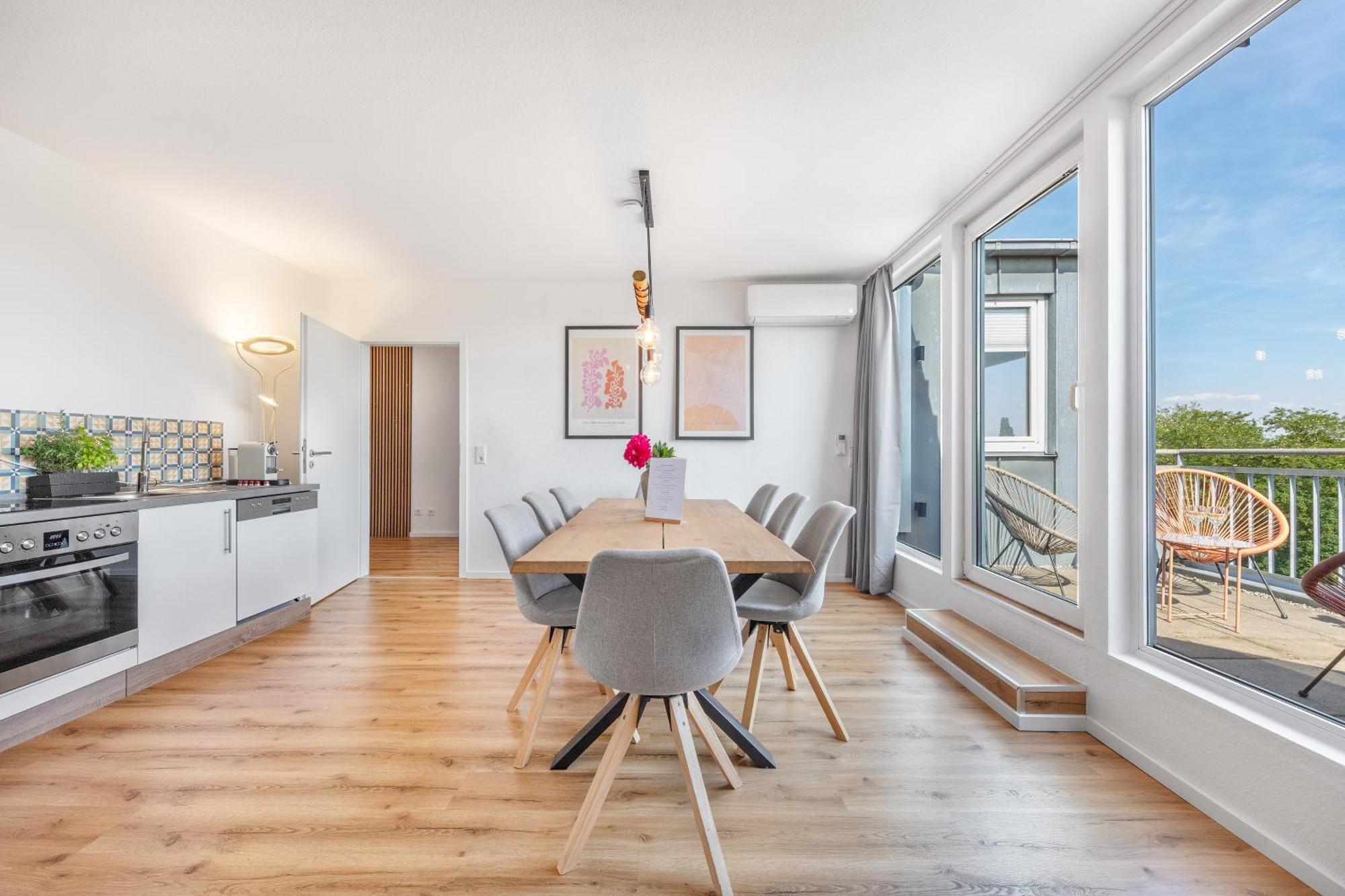Mango Living I Stadtoase I Modern I 3 Schlafzimmer I 95 Qm I 9 Personen メンヒェングラートバッハ 部屋 写真